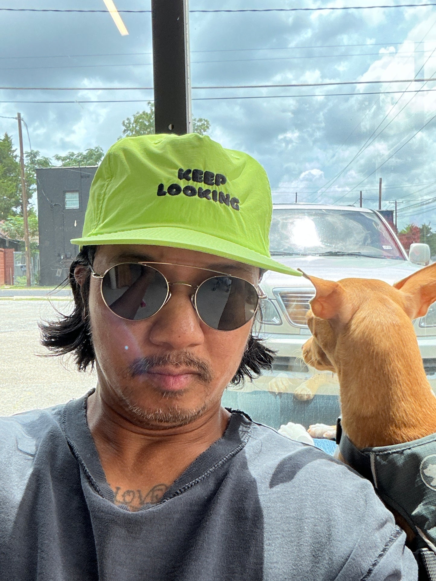 Keep Looking Nylon Cap