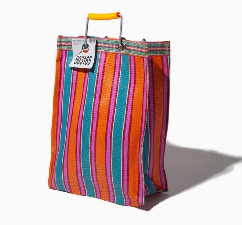Recycled Plastic Stripe Bag - Rectangle (Puebco)