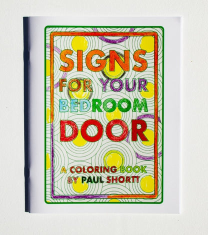 Signs For Your Bedroom Door Coloring Book (Shortt Editions)