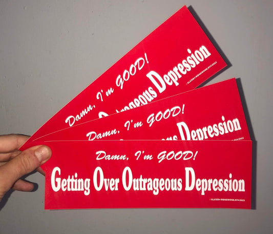 G.O.O.D. Bumper Sticker by Josh Slater