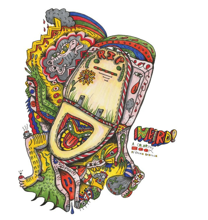 Emiko Badillo: Weird! A Coloring Book