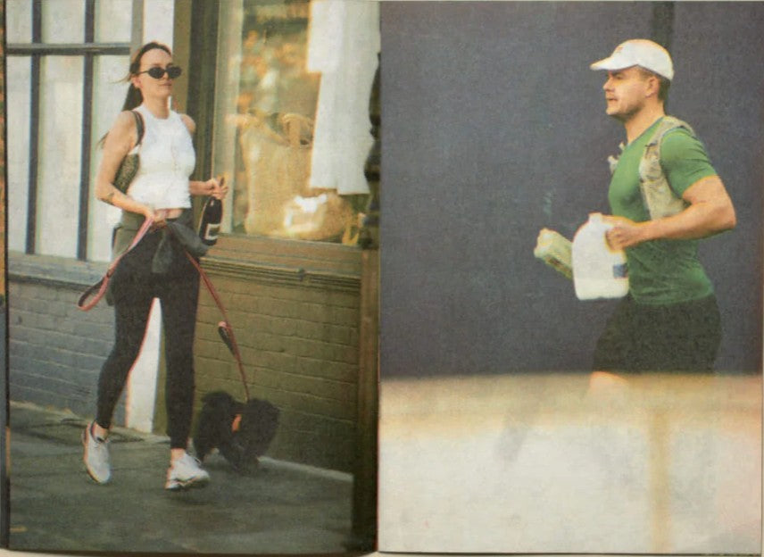 Jogging with Shopping by Shahram Saadat