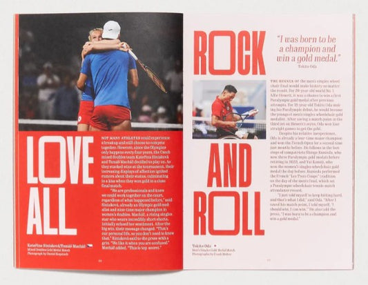Tennis in Photographs "LES JEUX OLYMPIQUES"